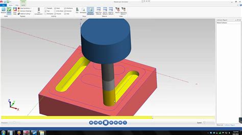 Beginning Mastercam Contour Toolpath YouTube