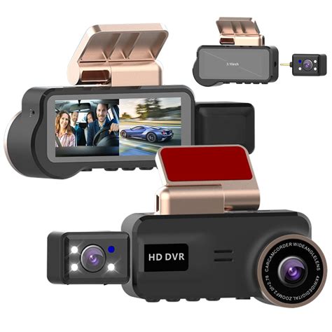 1080p Car Dual Dash Cam Eeekit Car Front And Inside Camera With Night