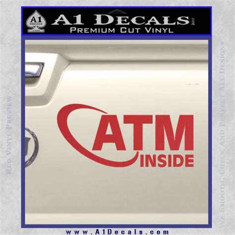 Atm Inside Decal Sticker A1 Decals