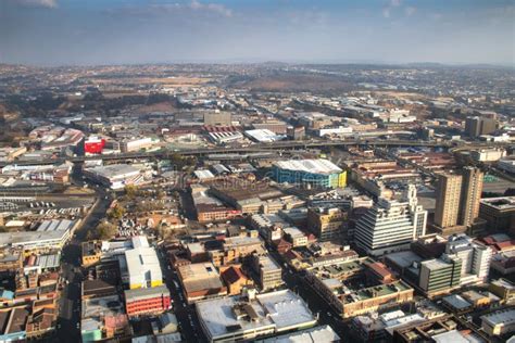 View Over Downtown Johannesburg In South Africa Stock Image Image Of