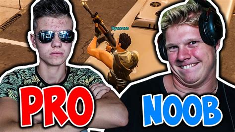 Pro Vs Noob W Fortnite Challenge Youtube