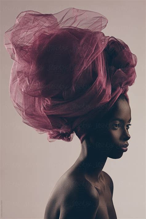 Beautiful Black Woman With A Turban By Lumina For Stocksy United Mode