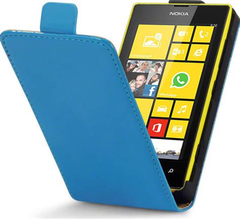 Qubits Flip Wallet Case Nokia Lumia 520 Light Blue 117 001 210 Skroutzgr