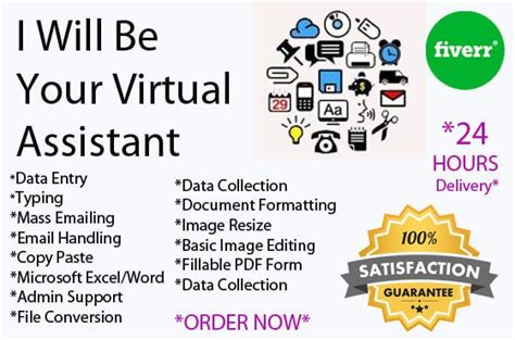 I Will Be Your Virtual Assistant For 20 Virtual Assistant Virtual