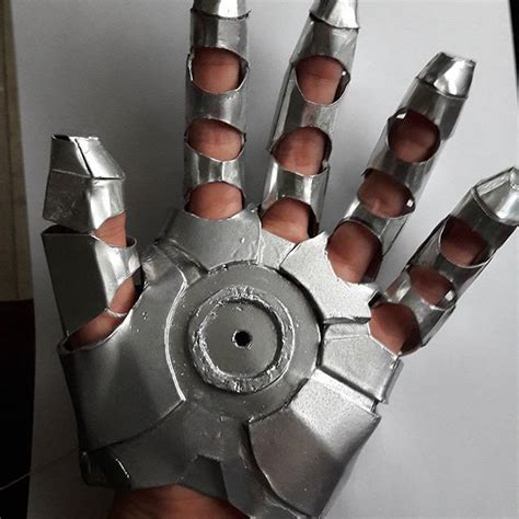 Endgame, tony stark made the ultimate sacrifice in the final battle against thanos.in order to defeat the mad titan once and for all, tony stole the infinity stones from the nano gauntlet and collected them into his iron man armor. Iron man glove,not painted yet.(the fingers are made out ...
