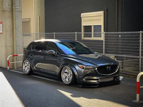 Mazda Cx 5 Slammed On Rotiform Wheels Has Body Kit Is A Jdm Crossover