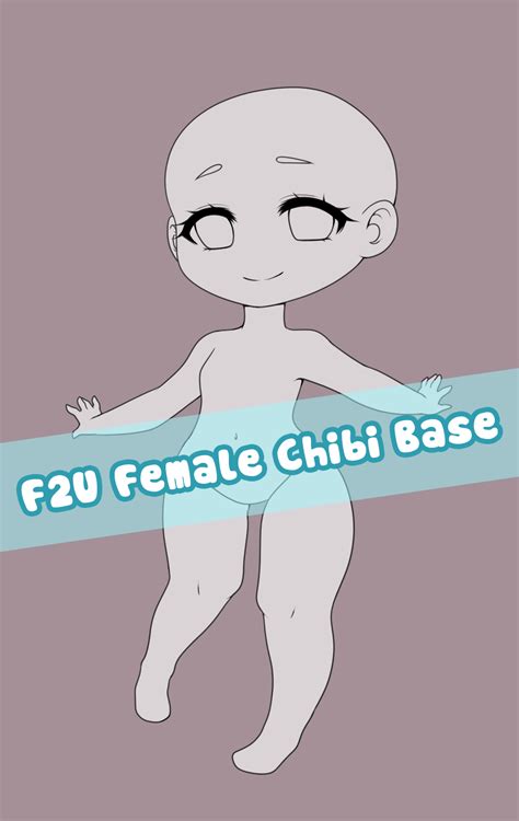 Chibi Anime Body Base Female F U Chibi Base Female Woman Illustration