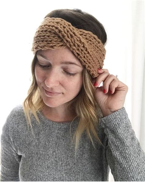 The Coastal Turban Knit Headband Pattern Knit Turban Headband