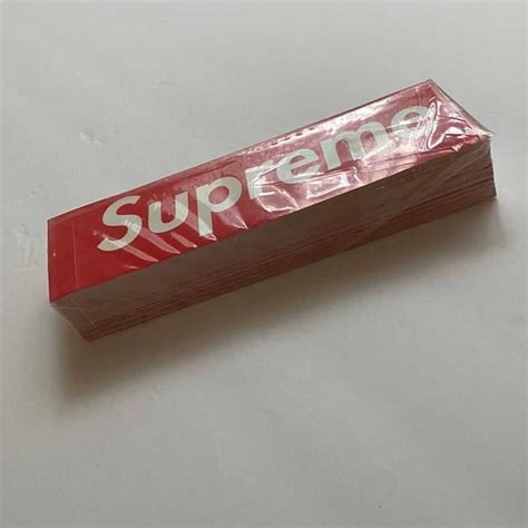Supreme 100 Supreme Box Logo Sticker Brick Grailed