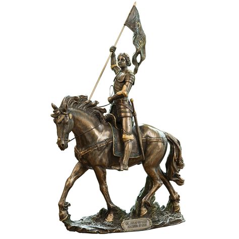St Joan Of Arc 15 Inch Bronze Statue Ewtn Religious Catalogue