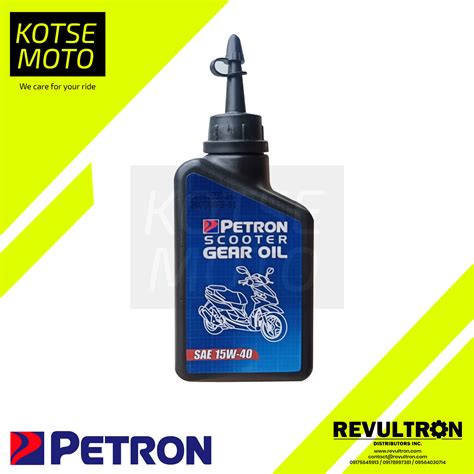 PETRON Scooter Gear Oil SAE 15W 40 120ml Lazada PH