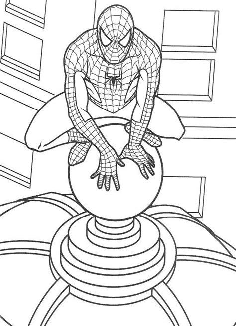 SPIDERMAN, DIBUJOS para imprimir y colorear LAMINA 1 | Spiderman dibujo
