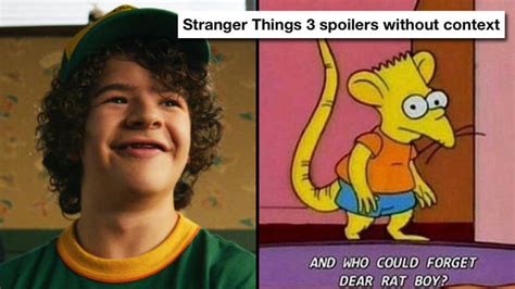 The Best Stranger Things 3 Spoilers Without Context Memes Popbuzz
