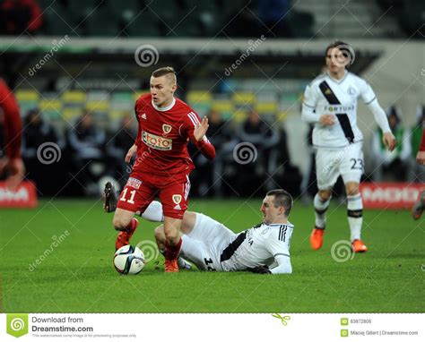 Legia Warsaw Piast Gliwice Editorial Photo Image Of Supperters