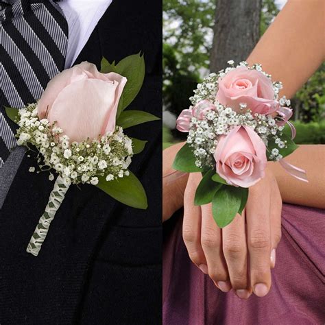 boutonnieres and wrist corsages 16 count wrist corsage prom corsage wedding wrist corsage