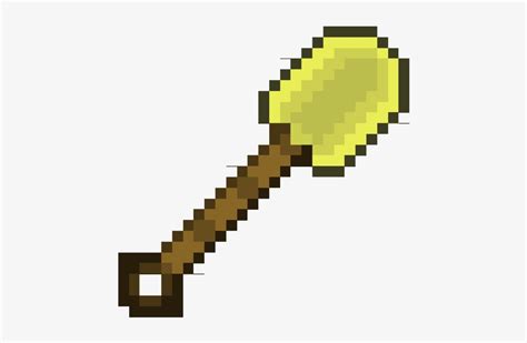 Minecraft Gold Shovel Download Black Canary Pixel Art Png Image