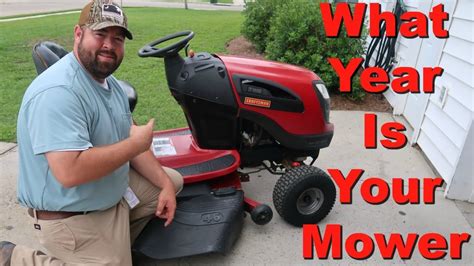 Find The Year Of Your Craftsman Lawn Mower Youtube