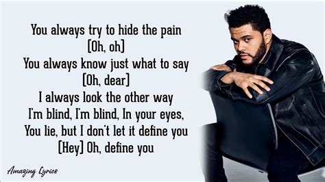 In Your Eyes The Weeknd Lyrics Youtube