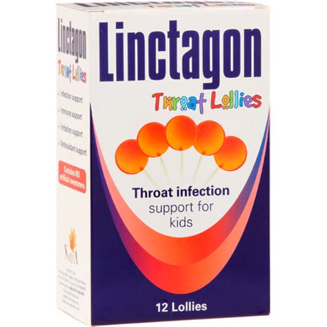 Linctagon Throat Lollies 12 Lollies Clicks