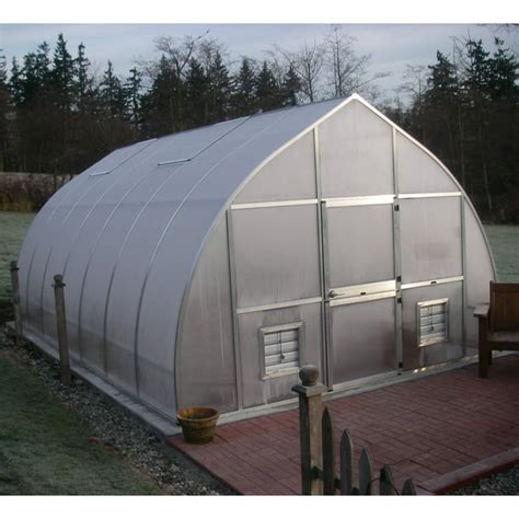 Exaco Riga Xl 7 Professional Greenhouse With Foundation Frame Walmart