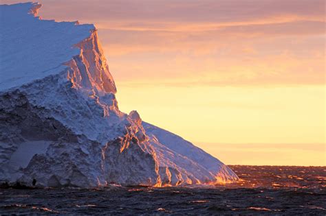 Free Photo Iceberg In Late Evening Arctic Sea Nature Free