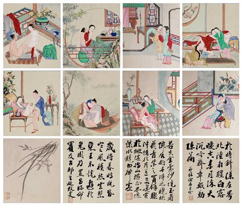 Lot 977 An Album With Erotic Paintings Qing