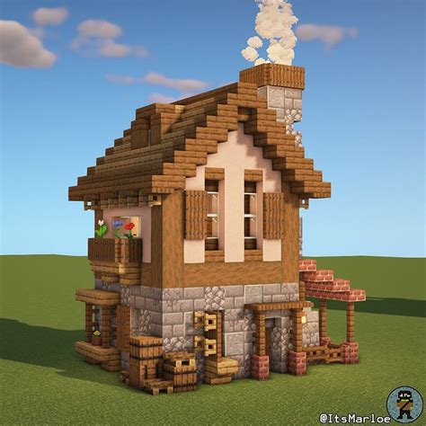 Marloe On Instagram “the Weaponsmiths House Custom Villager House