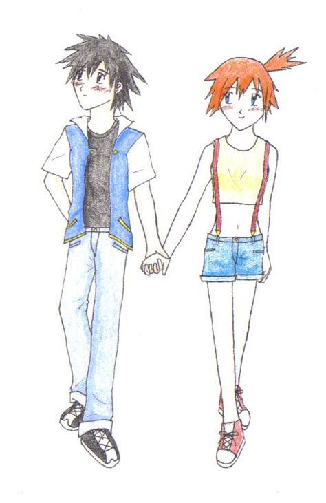 Satoshi And Kasumi By Mikazukirisa On Deviantart