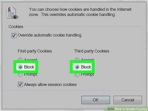 To clear your browsing history, cookies and temporarily cached files at once, see delete. 7 Ways to Disable Cookies - wikiHow