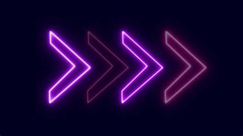 Neon Arrow Stock Video Footage For Free Download