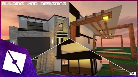 Roblox Studio Modern House Building And Designing 2 Youtube