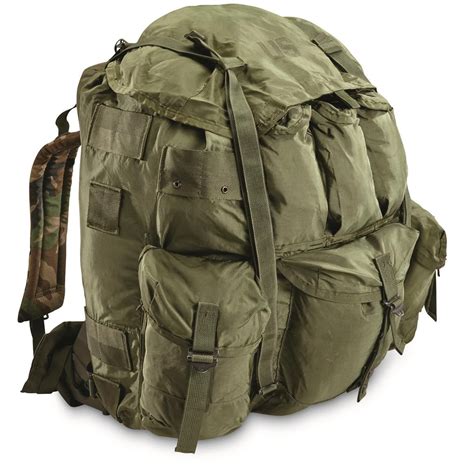 Us Military Surplus Large Alice Pack With Frame Used Military