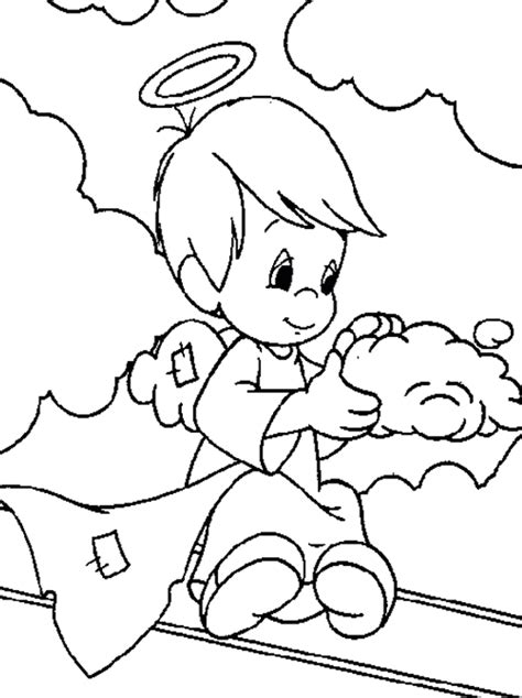 Our angel coloring pages in this category are 100% free to print, and we'll never charge you for using, downloading, sending, or sharing them. Kids Page: Angel Coloring Pages
