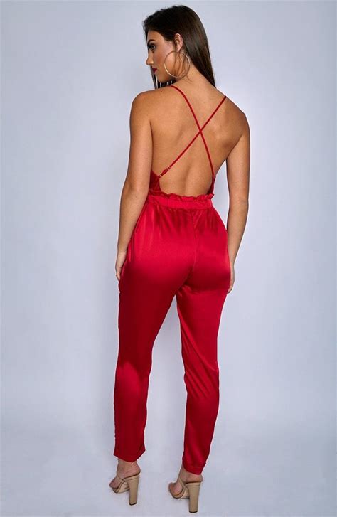 Gorgeous Womens Rompers Jumpsuit Long Pants Backless V Neck Jumpsuit Online In 2020 Long Pant