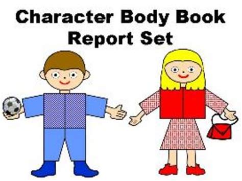 Character Body Book Report Download Templates Flash
