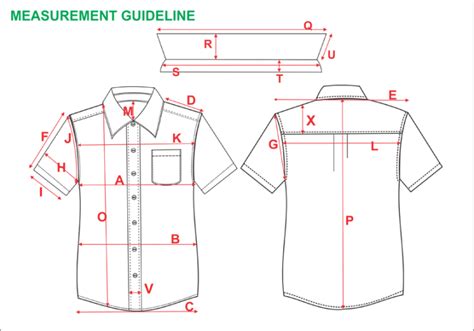 Measurement Specification Guideline How To Measure Garment