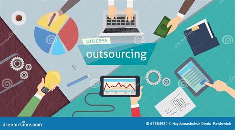 Outsourcing Hiring Outsource Outsourcing Digital Design Vector