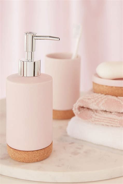 Blush Pink Bathroom Accessories