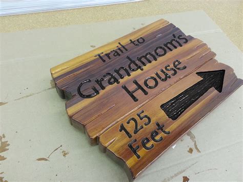 Carved Wooden House Sign Quakertown Pa Signs Banners Lettering Wraps