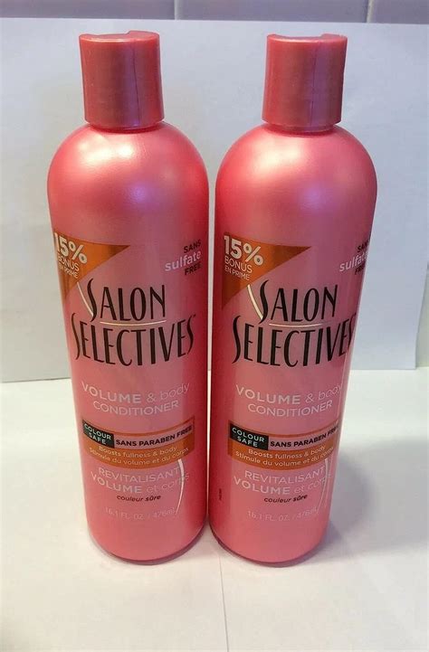 2pck Salon Selectives Volume And Body Conditioner 161 Fl Oz Amazonca Beauty And Personal Care