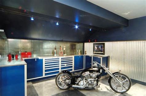 Efficacious Cool Motorcycle Garage Ideas For Enthusiast Bike Lovers