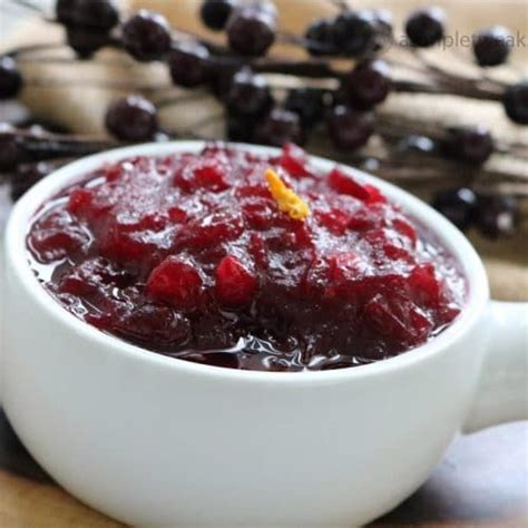 Easy Homemade Cranberry Sauce Recipe A Simple Tweak Cranberry Sauce