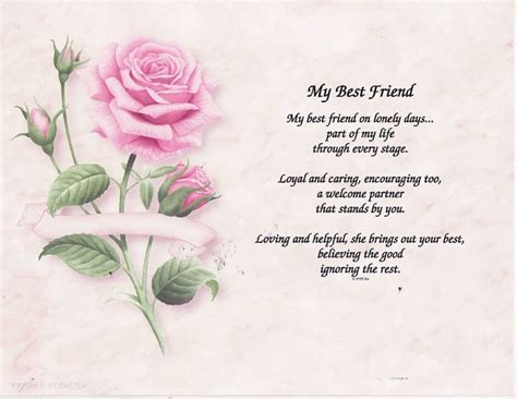 Best Friend Poems My Best Friend Poem Personalized Name Print Prayer