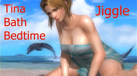 Dead Or Alive 5 Last Round Tina Bath And Bedtime Win Lose Pose Jiggle Physics Youtube