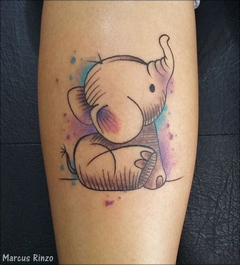 Tatuagem De Elefante Tattoo Elephante Baby Elephant Tattoo