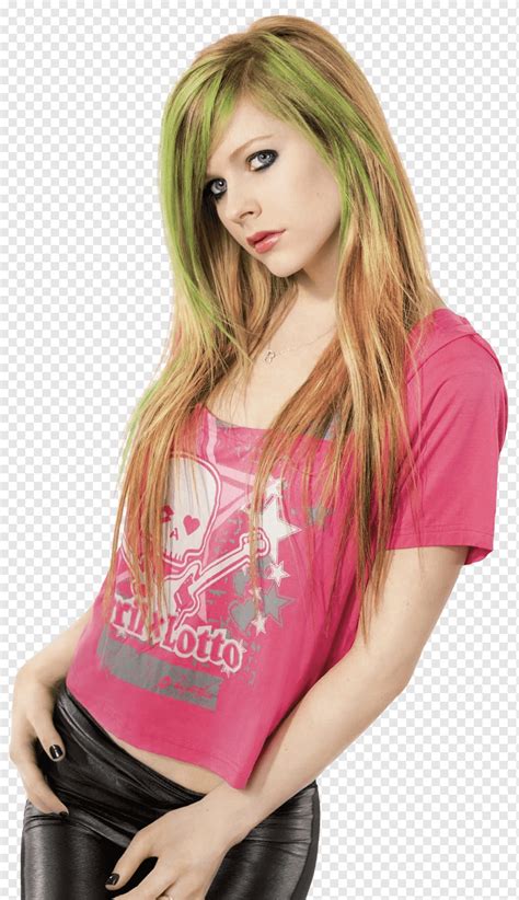 Avril Lavigne Frisur Menschliches Haar Farbe Mode Avril Lavigne Arm