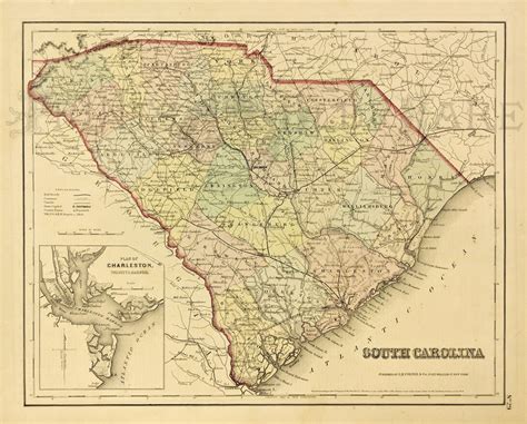 Prints Old And Rare South Carolina Antique Maps And Prints