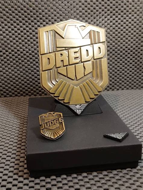 Judge Dredd Badge Deluxe Etsy