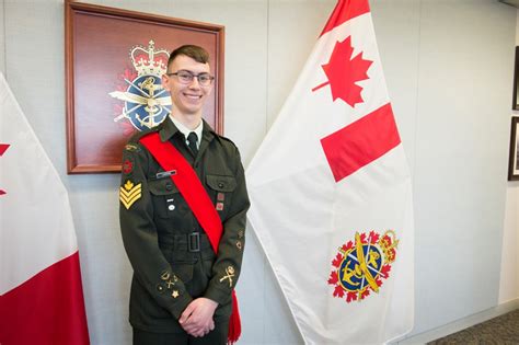 Army Cadet Receives Vcds Commendation Army Cadet League Of Canada