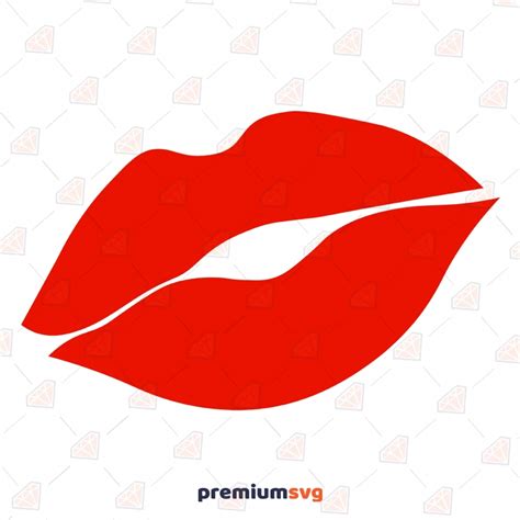 Basic Lips Svg Cut Files Kiss Lips Svg Instant Download Premiumsvg